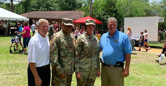 Singleton at Military Appreciation Day at Zoo
