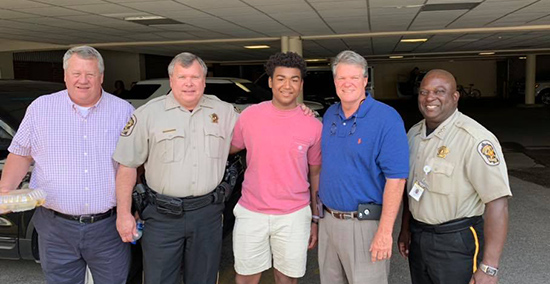 Singleton at Sheriff Cookout