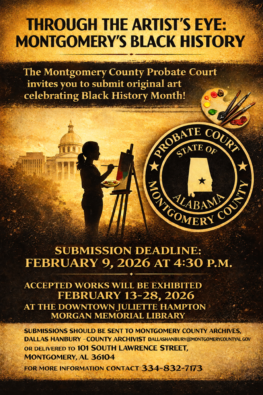 Corrected-Probate Art Exhibit Flyer